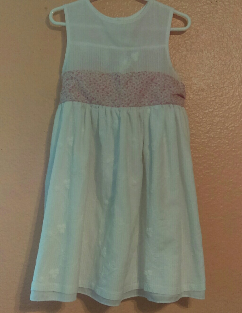 Little Bitty white sleeveless summer dress